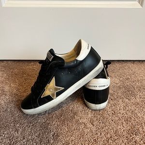 Golden Goose - Super-Star - Black + Gold